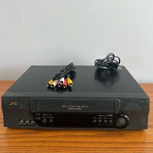 JVC HR-A57U VCR VHS Player & Recorder Pro-Cision 19u 4 Head TESTED & WORKS!